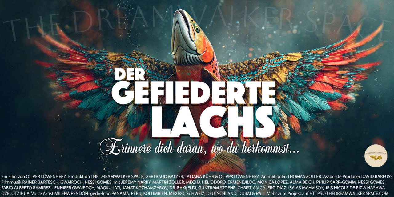 gefiederter Lachs