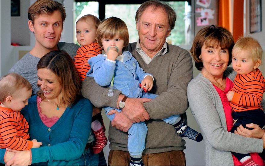 Vier Drillinge Filmszene