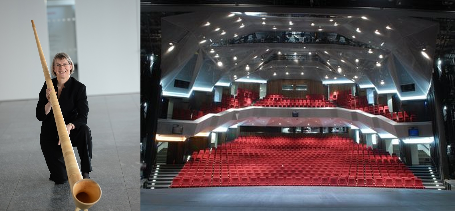 Juliane Baucke Alphorn Großer Saal